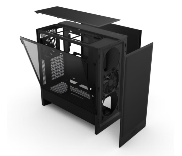 NZXT Obudowa H5 FLOW Midi Tower z oknem (2024) Czarna CC-H52FB-01 - 1291687 - zdjęcie 6